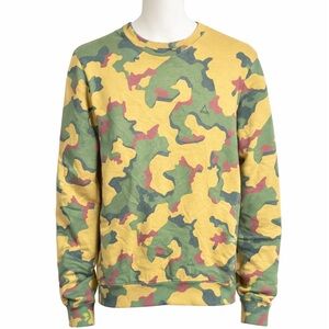 Eleven Paris Multicolor Camouflage Crewneck Sweatshirt